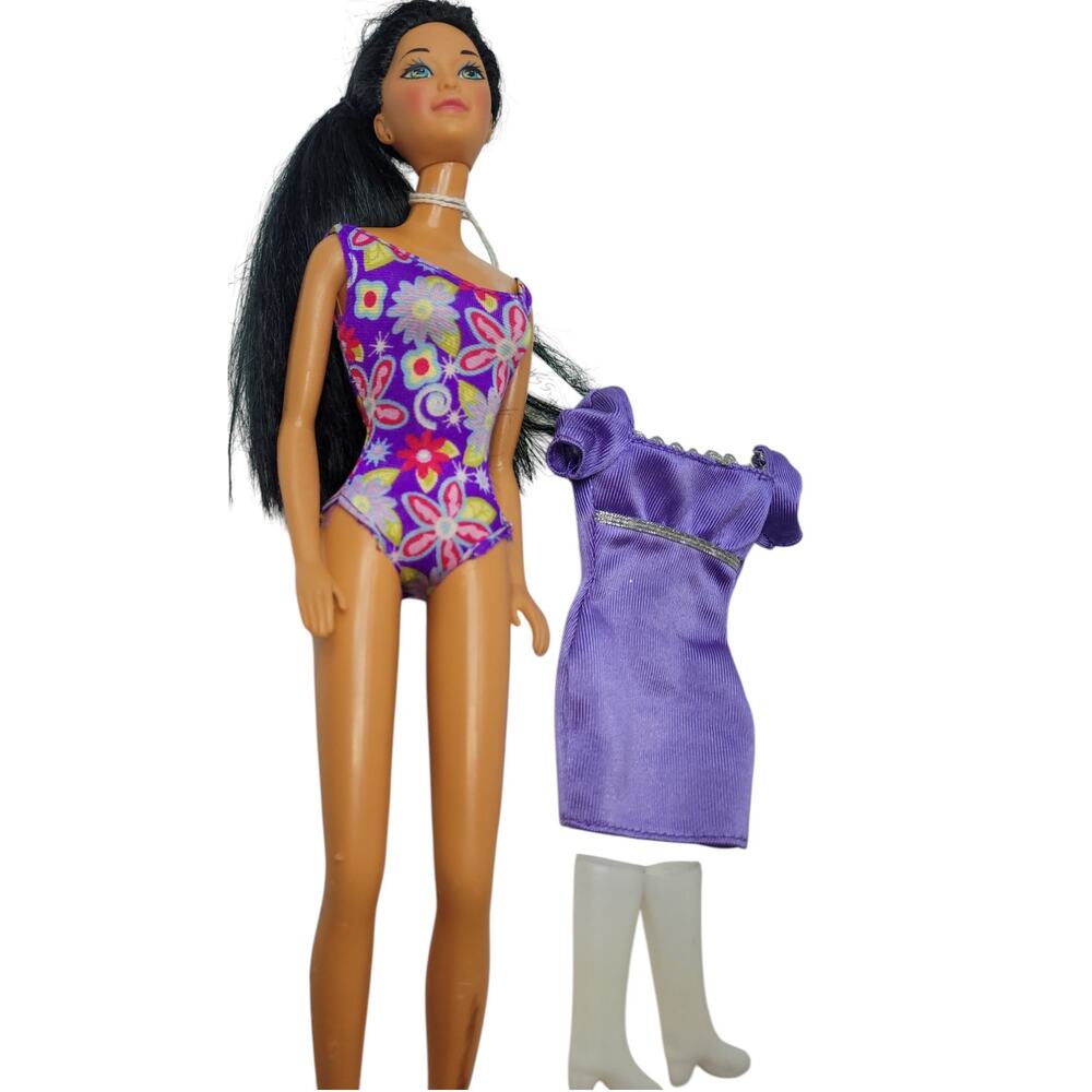 1994 Kira Tropical Splash  Barbie Restyled with Swim Suit, Dress & Go Go Boots
